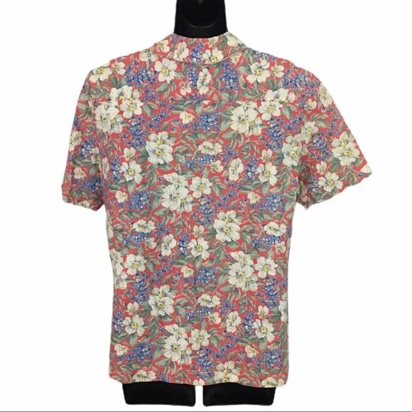 Jones NY Lined Floral Button Down Shirt Size Small - Picture 4 of 5